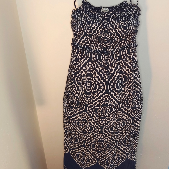 Motherhood Maternity Large Black&White Maxi Dress - Picture 9 of 16